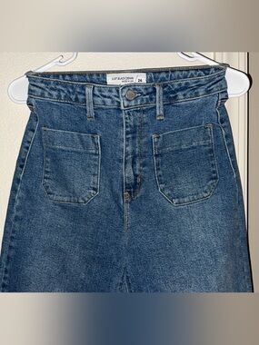 Just Black High-Rise Denim Jeans in Blue Wash